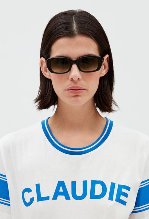 claudie Lunettes de soleil rectangulaires Paula pour femme