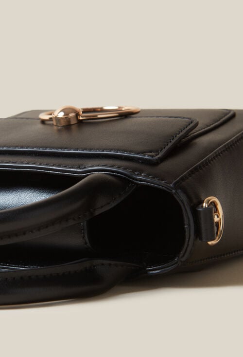 Claudie Mini Sac Anouck Cuir Lisse Chaîne Pour Femme