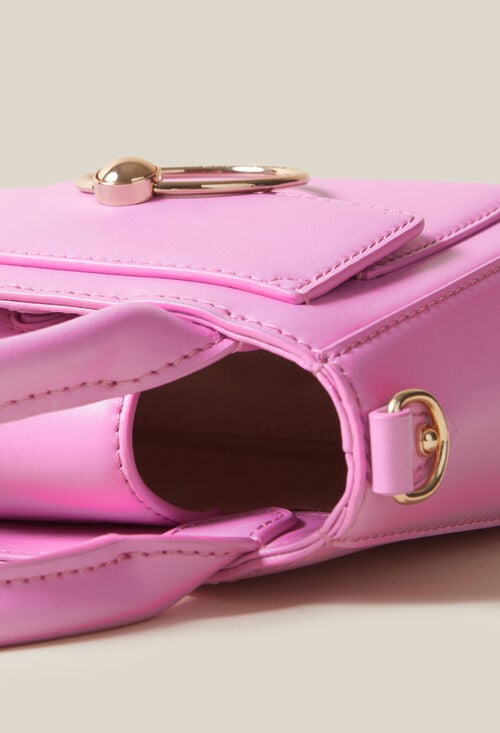 Claudie Mini Sac Anouck Cuir Lisse Chaîne Pour Femme