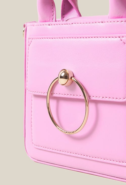 Claudie Mini Sac Anouck Cuir Lisse Chaîne Pour Femme