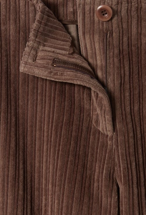 Claudie Pantalon Cargo Large Velour Côtelé Pour Femme