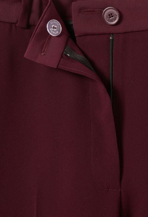 Claudie Pantalon Tailleur Coupe Cigarette Pour Femme