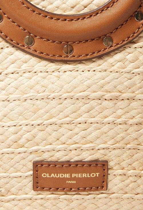 Claudie Petit Sac Panier Tressé Et Anneau Pour Femme