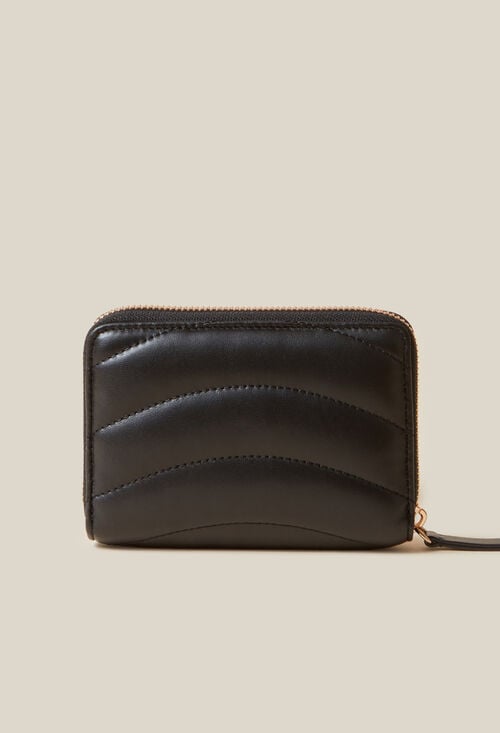 Claudie Portefeuille Alba Cuir Matelassé Pour Femme