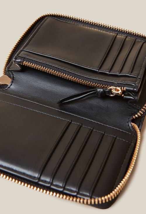 claudie Portefeuille Alba cuir matelassé pour femme