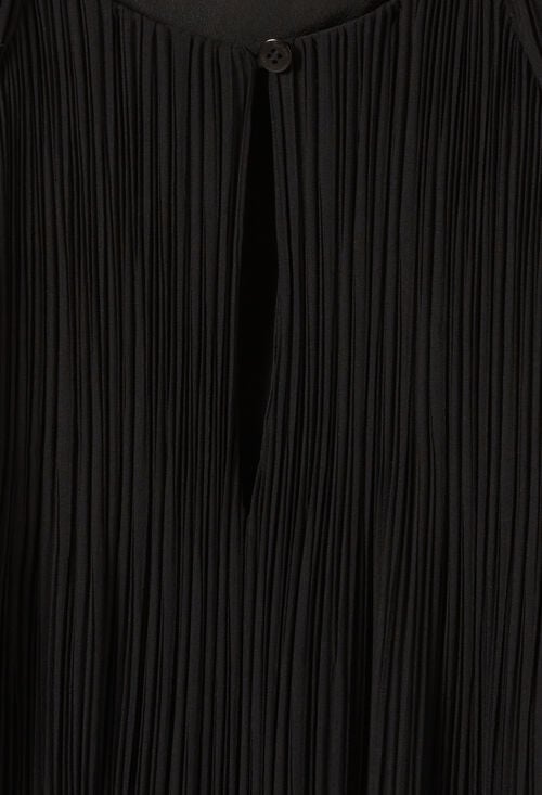 Claudie Robe Longue Plissée Transparente Pour Femme