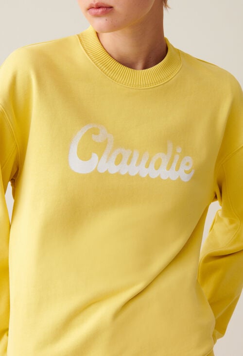 Claudie Sweatshirt Ample Imprimé Claudie Pour Femme