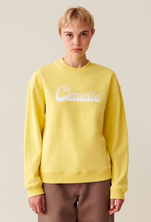 Claudie Sweatshirt Ample Imprimé Claudie Pour Femme