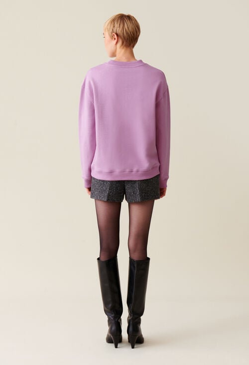 Claudie Sweatshirt Ample Imprimé Claudie Pour Femme