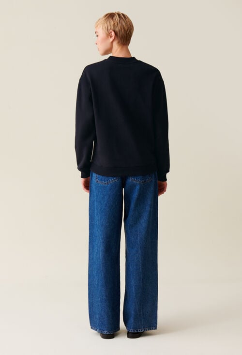 Claudie Sweatshirt Ample Imprimé Claudie Pour Femme