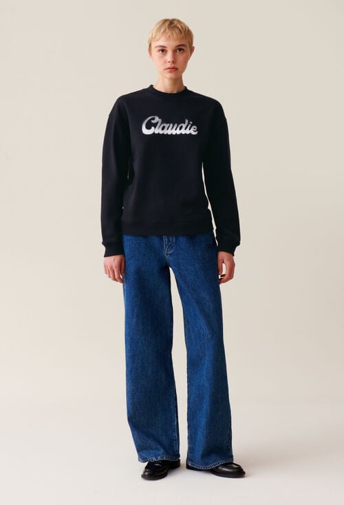 claudie Sweatshirt ample imprimé Claudie pour femme