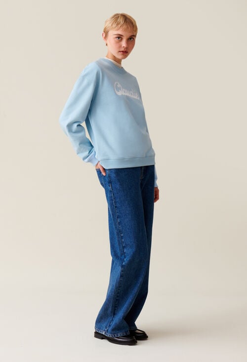Claudie Sweatshirt Ample Imprimé Claudie Pour Femme