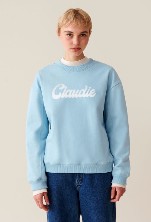 Claudie Sweatshirt Ample Imprimé Claudie Pour Femme