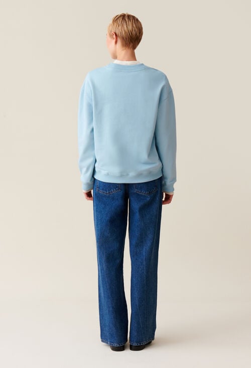 Claudie Sweatshirt Ample Imprimé Claudie Pour Femme