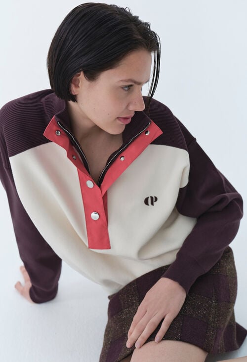 Claudie Sweatshirt Minimum Col Camionneur Pour Femme