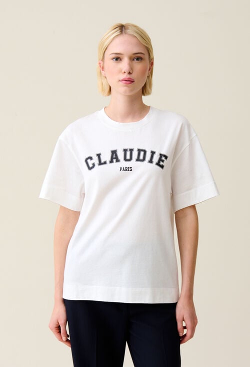 Claudie T-shirt Manches Courtes Claudie Paris Pour Femme