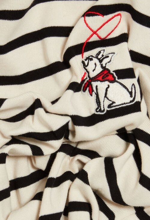 Claudie Tee-shirt Marinière Jean Toto Bicolore Pour Femme