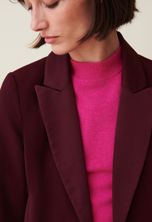 Claudie Veste Tailleur Boutonnée Ceinturée Pour Femme