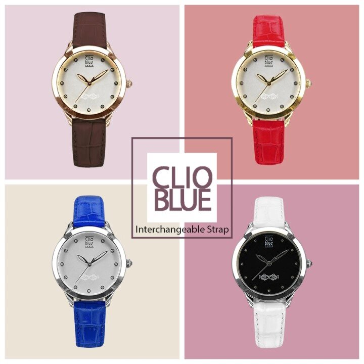 Clio Blue Fashion Interchangeable Strap Watch — Clio Blue Watch & Jewellery