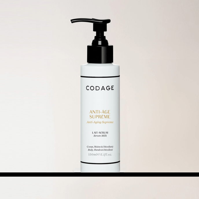 codage Lait Serum Corps Anti-Âge & Raffermissant