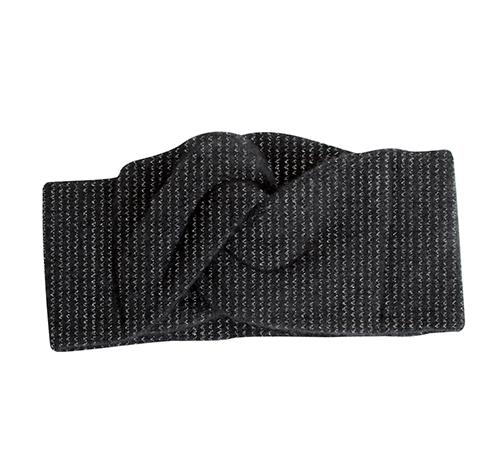 collégien Bandeau brillant cachemire et laine Mérinos - Smoky