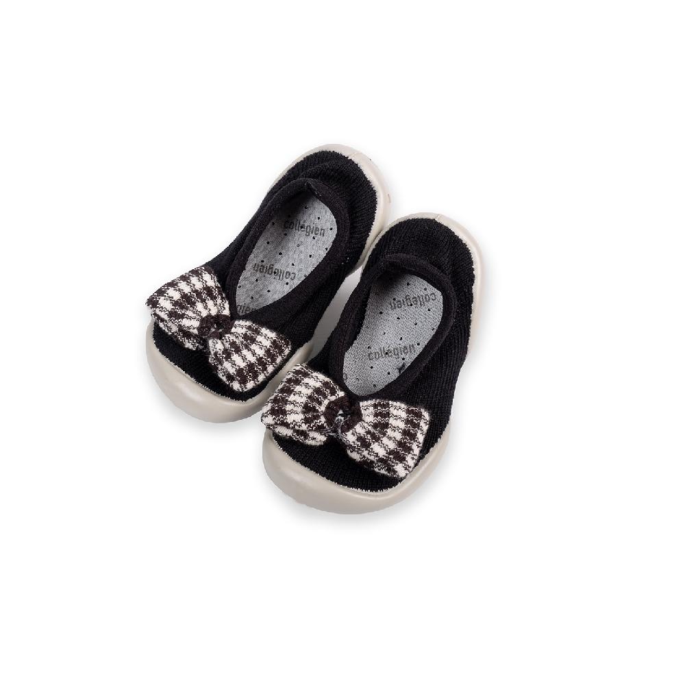 collégien Black is Black avec noeud Vichy - Ballerines