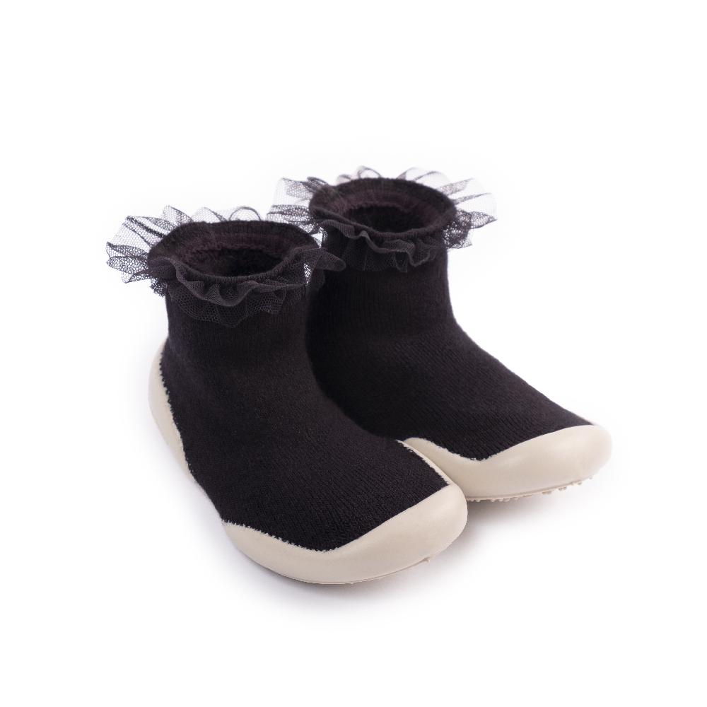 collégien Opéra Noir de Charbon - Chaussons