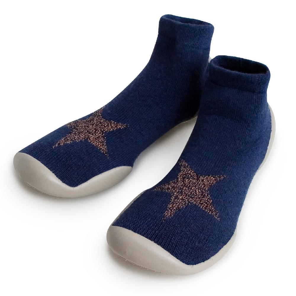 collégien Constantine - Chaussons cachemire et laine avec étoile brillante
