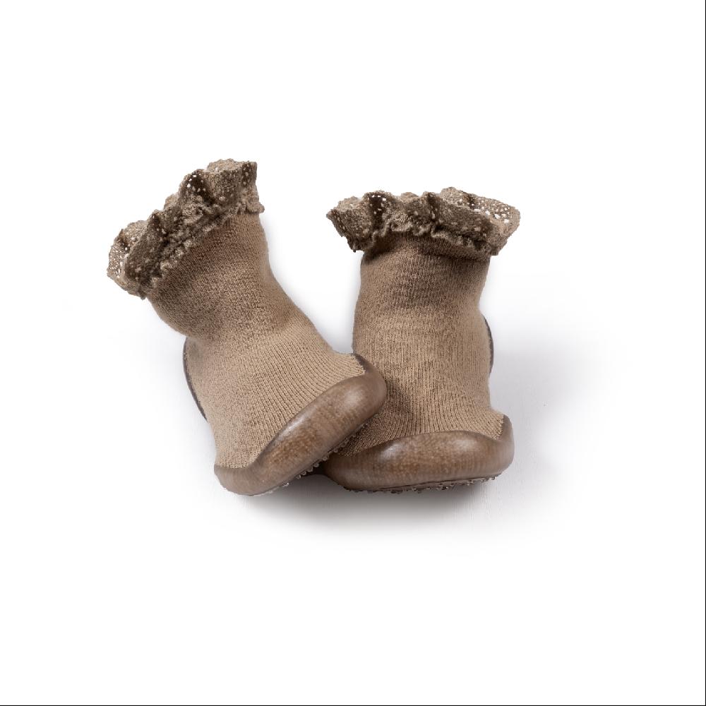 collégien Mademoiselle N°226 - Chaussons avec semelle transparente