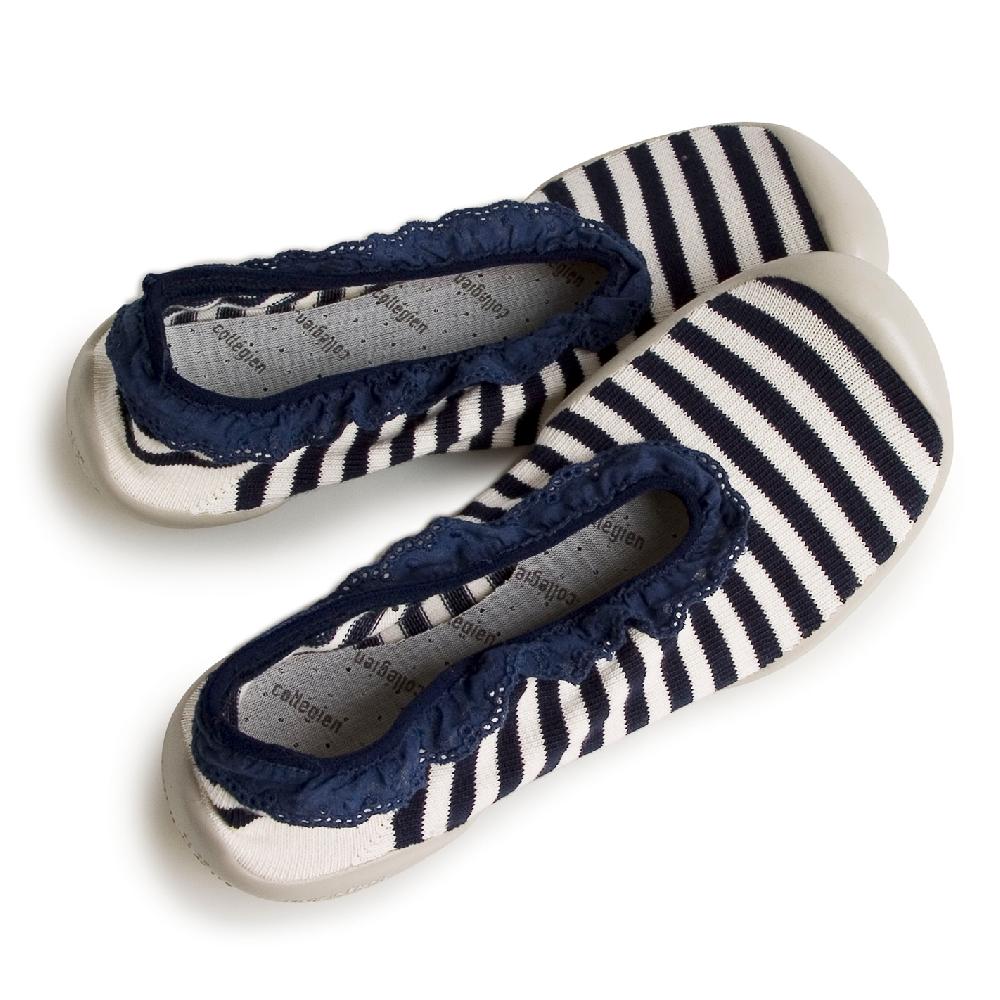 collégien Marinière avec broderie anglaise - Ballerines