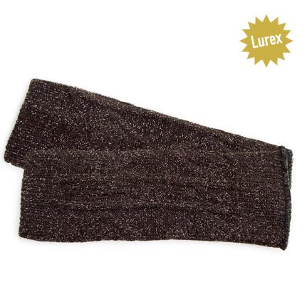 collégien Mitaines torsades laine Mérinos brillante - Grain De Café