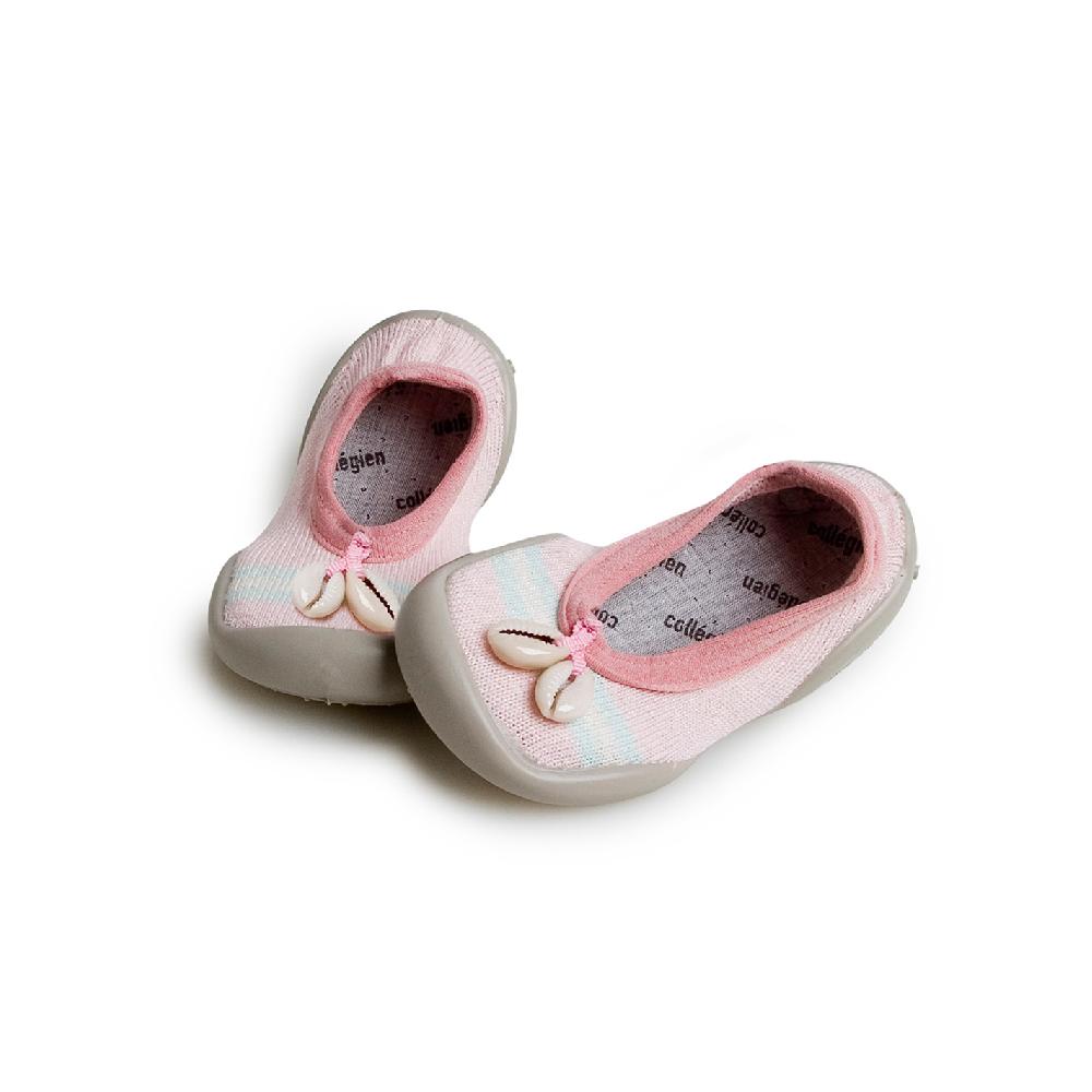 collégien Nacre de Perle avec coquillages - Ballerines