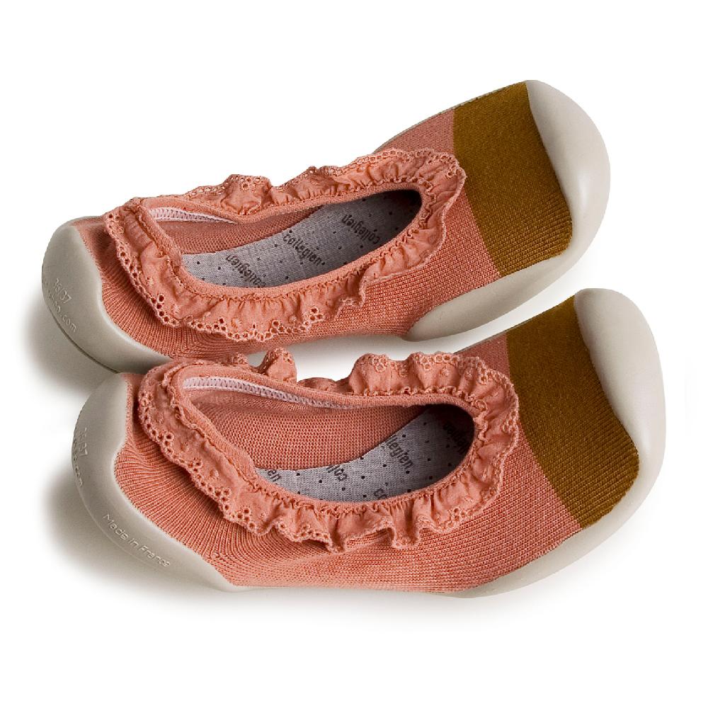 collégien Parasol avec broderie anglaise - Ballerines