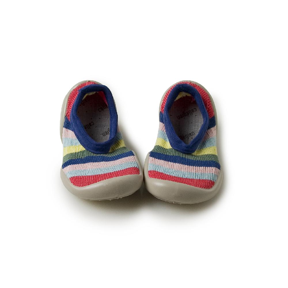 collégien Rainbow - Ballerines en fibres de plastique marin recyclé