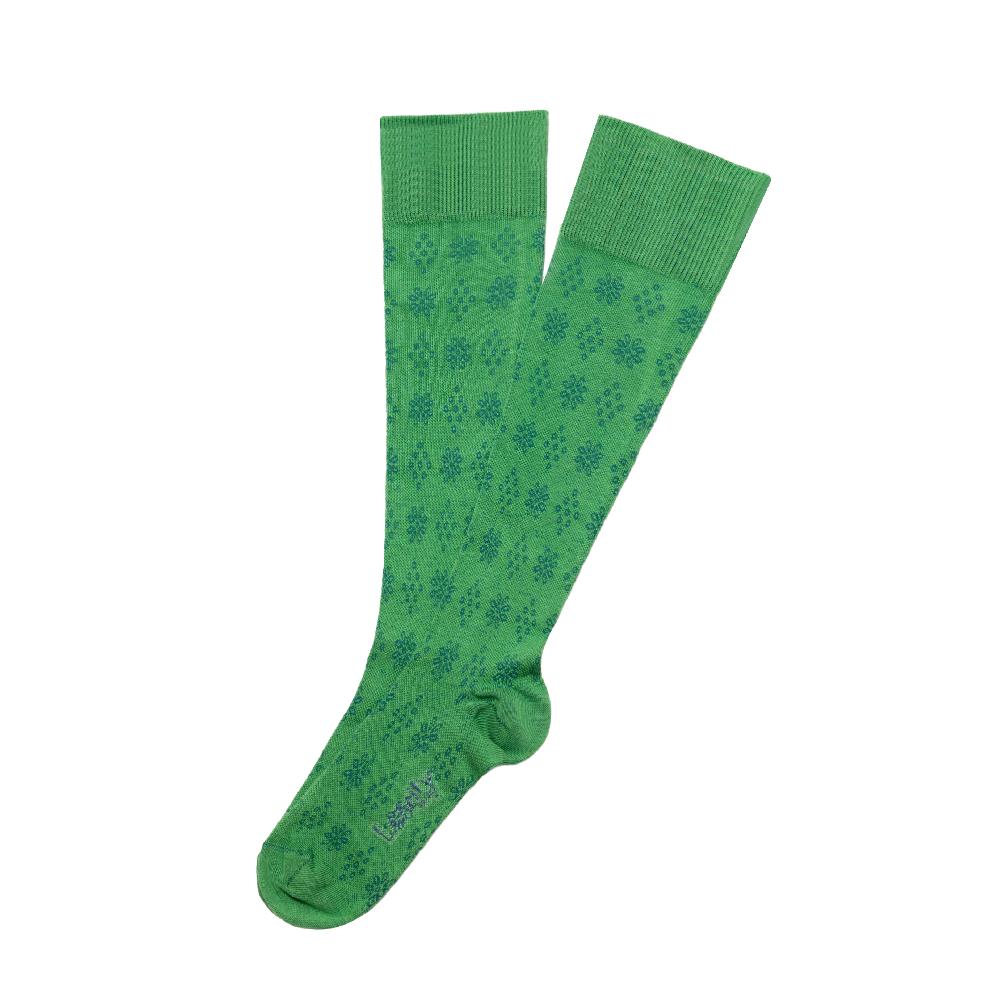 collégien Sidonie - Chaussettes hautes énergisantes Lévity ajourées - Vert Jackpot