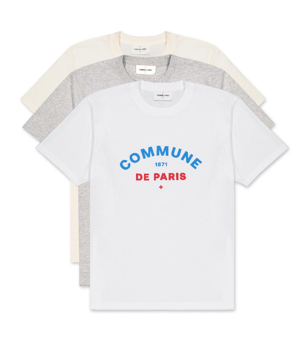 commune de paris Pack 3 tee-shirts Été 2024
