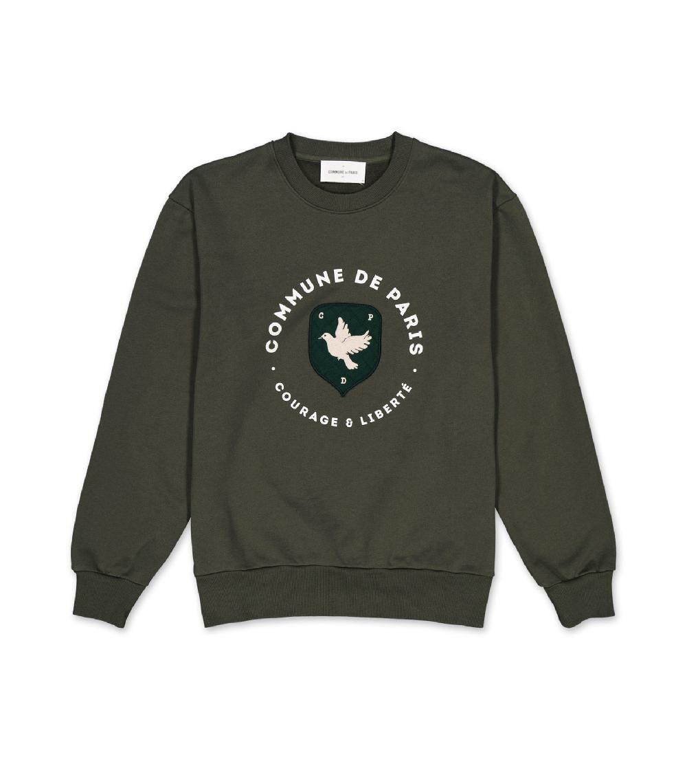 commune de paris Sweatshirt Blason kaki