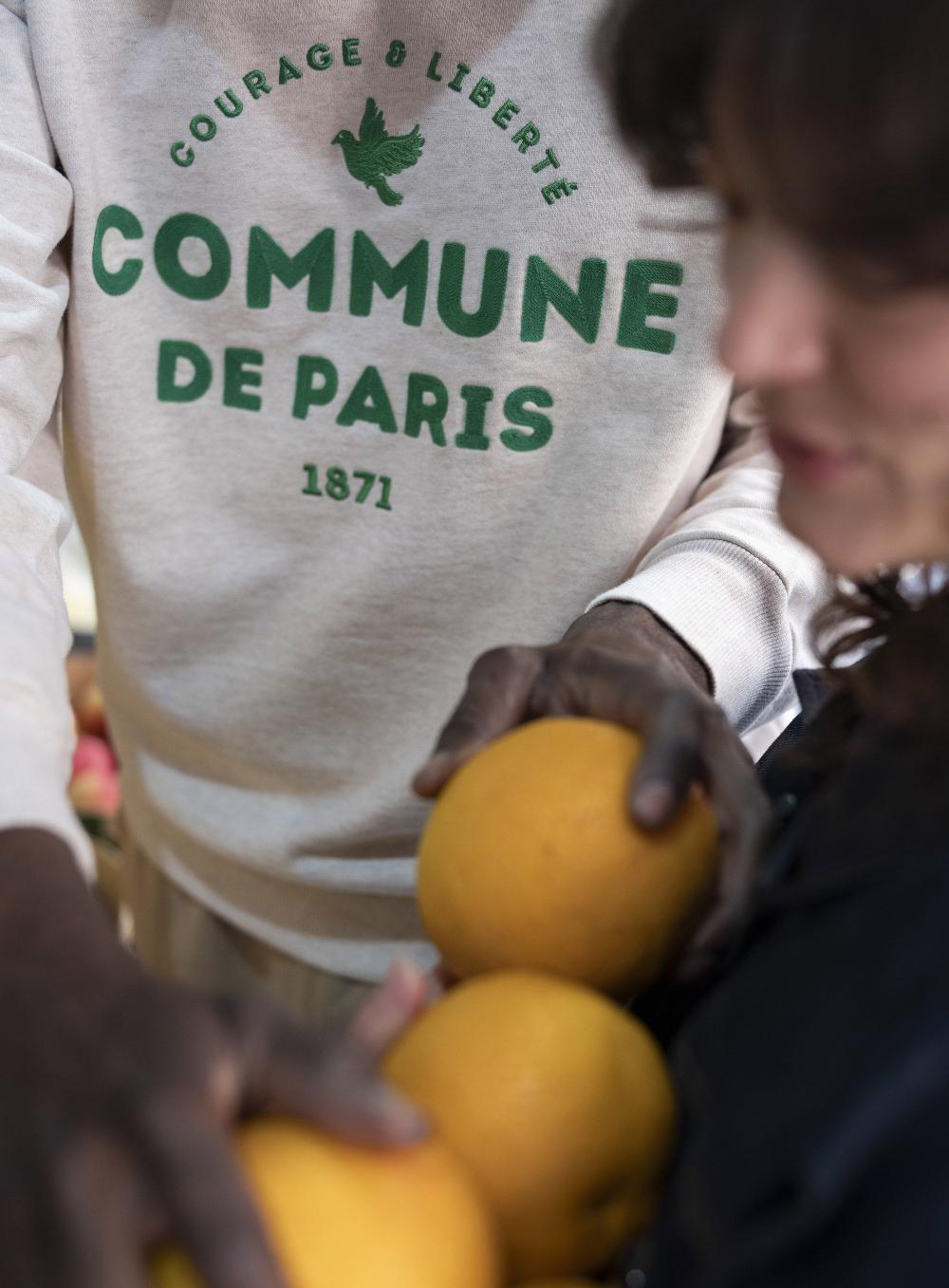 Commune De Paris Sweatshirt Commune Chiné