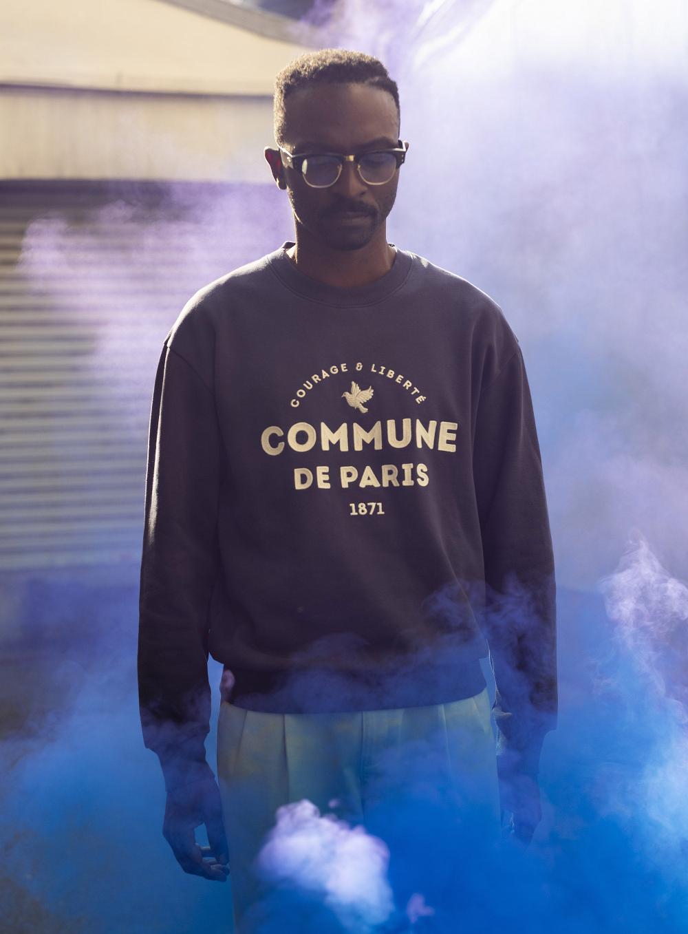 Commune De Paris Sweatshirt Commune Navy