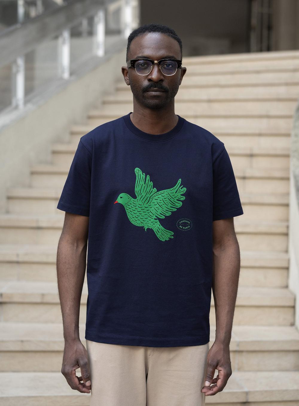 Commune De Paris Tee-shirt Colombe Blanc