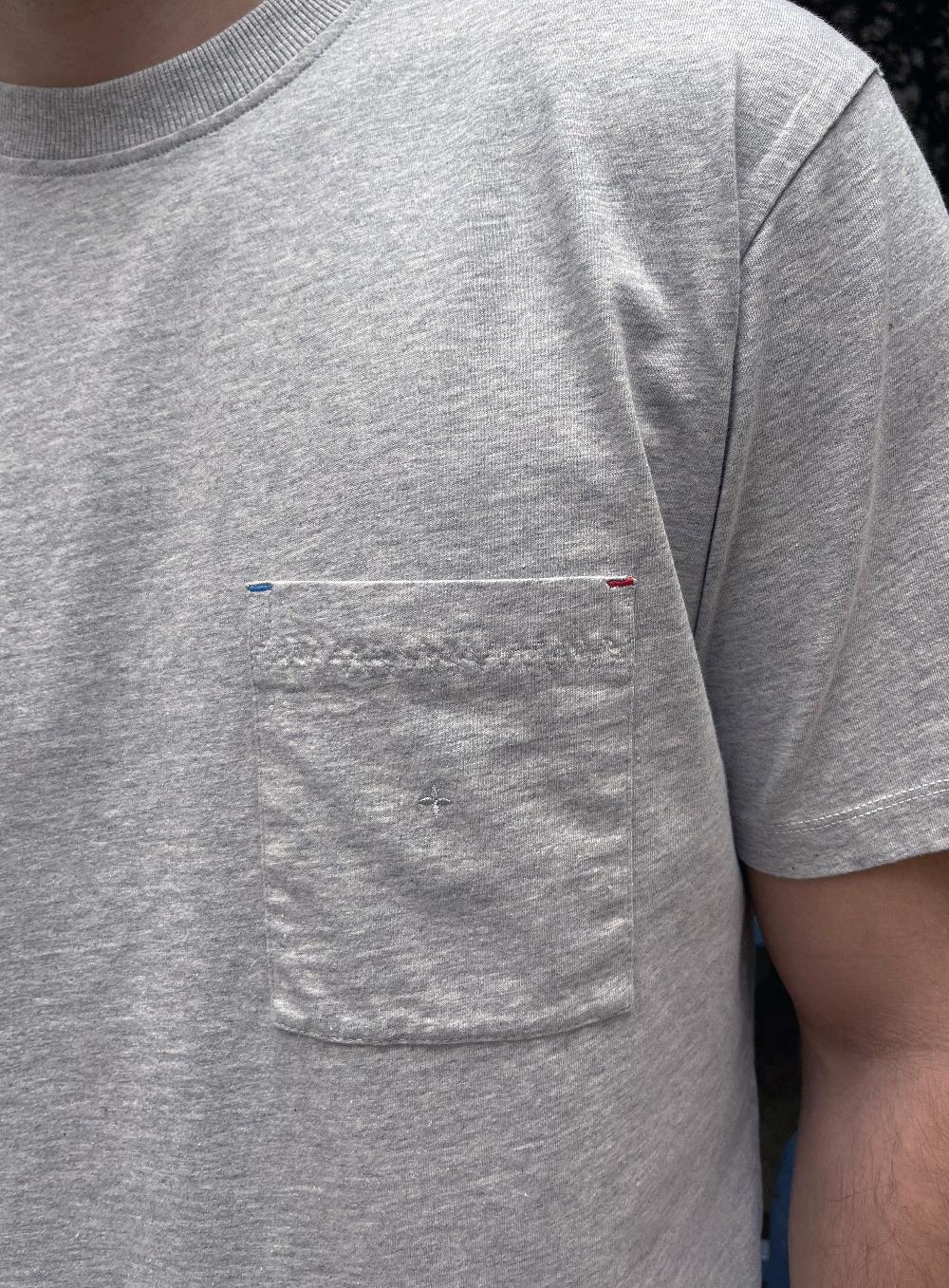 Commune De Paris Tee-shirt Vive CDP Gris Chiné