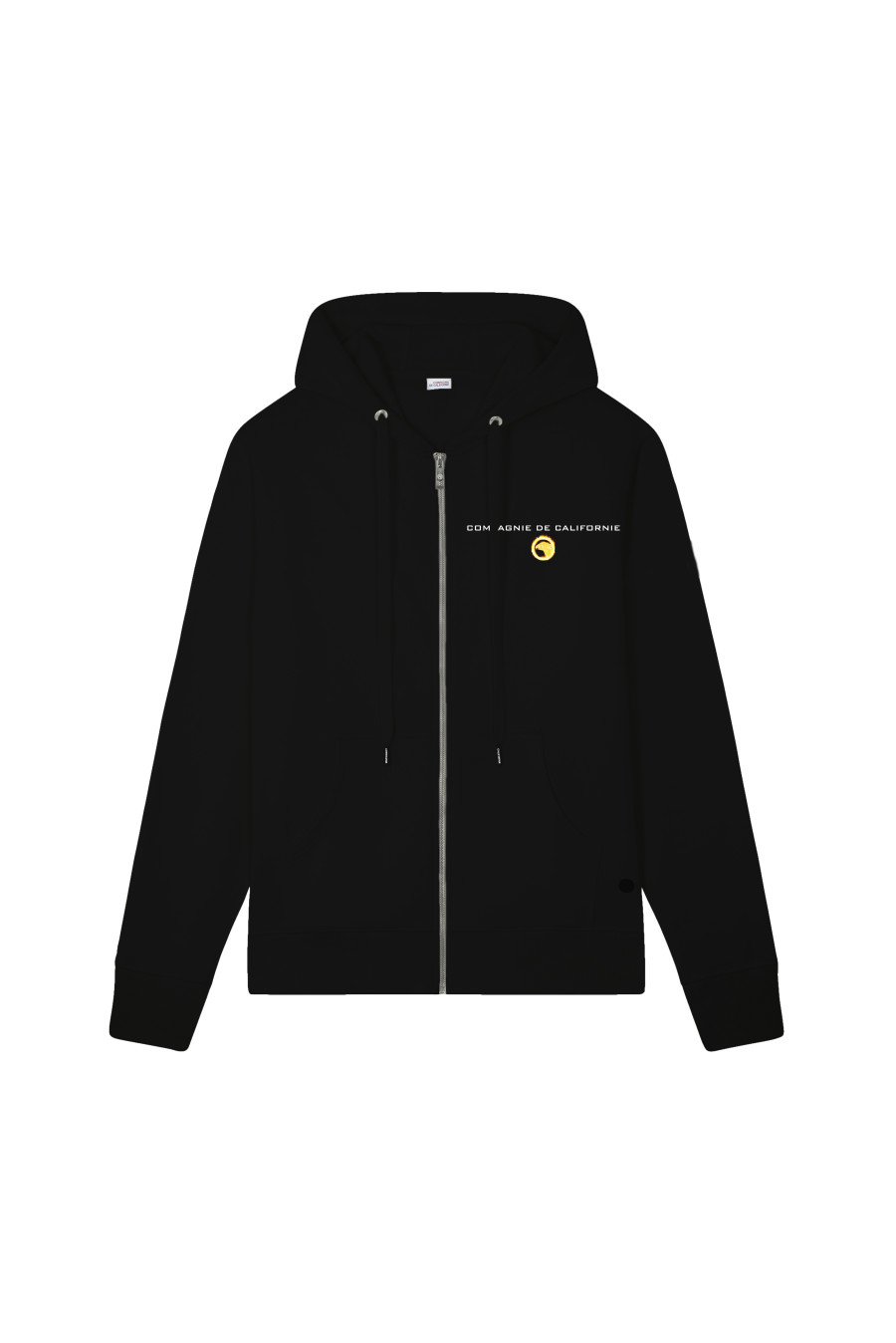 Compagnie De Californie AW25 GILET CAPUCHE STUDIO NOIR