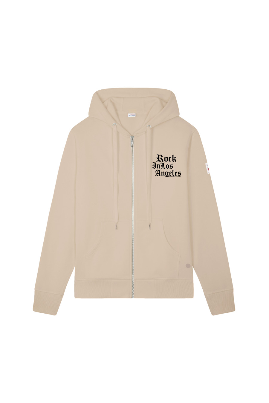 Compagnie De Californie AW25 KIDS GILET ZIP AVEC CAPUCHE BEIGE