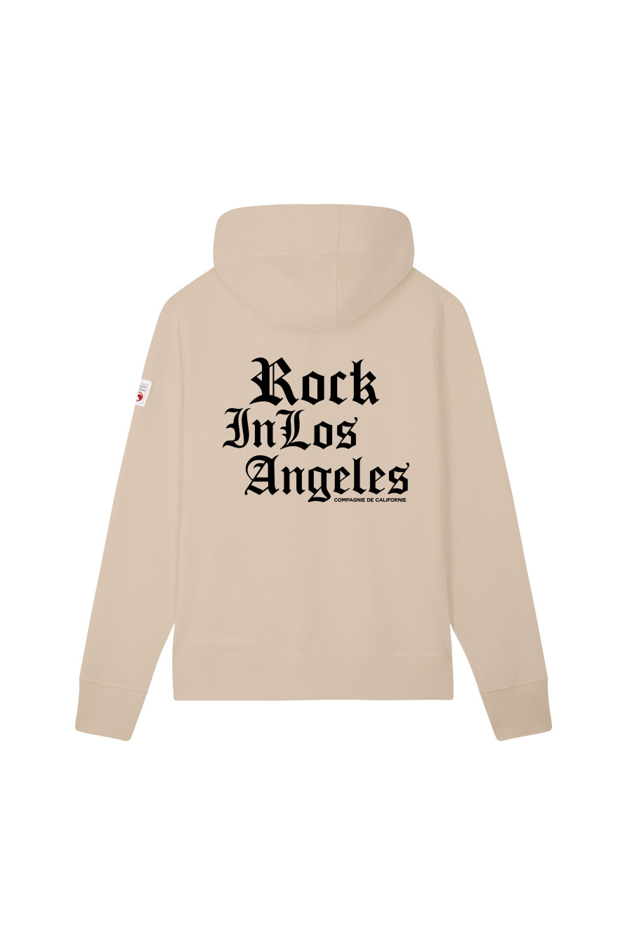 compagnie de californie AW25 KIDS GILET ZIP AVEC CAPUCHE BEIGE