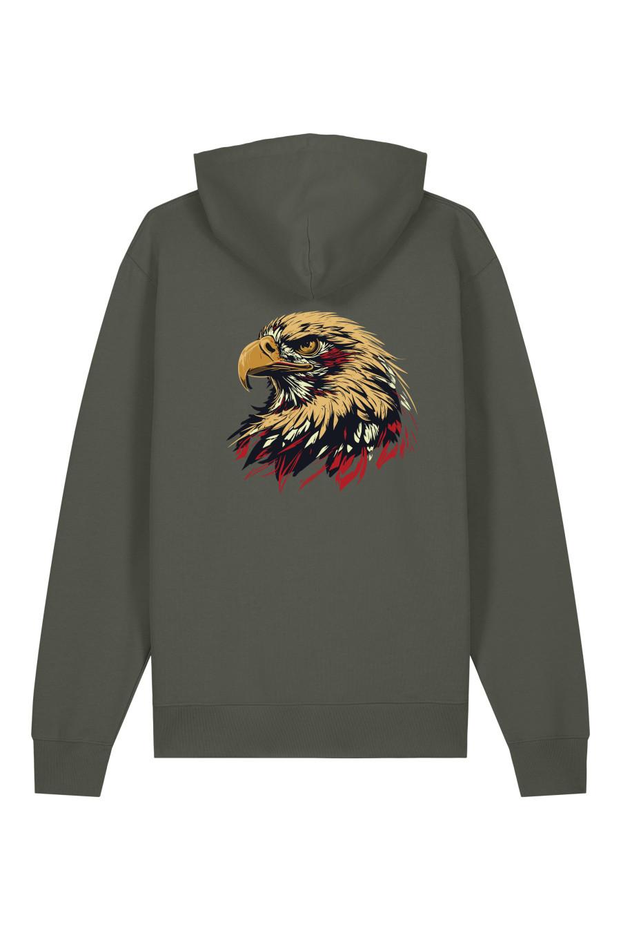 compagnie de californie AW25 KIDS SWEAT A ENFILER EAGLE KAKI