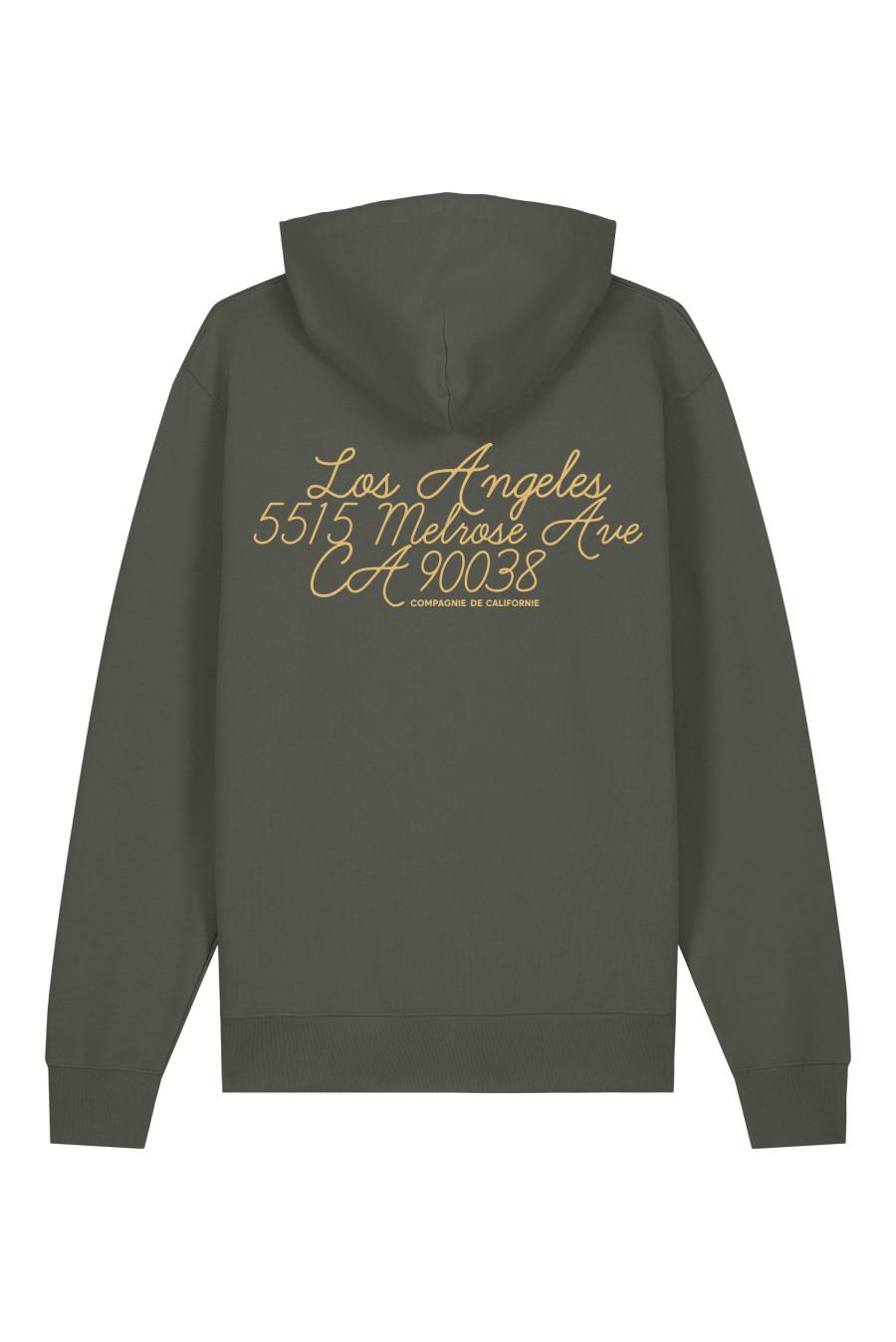 compagnie de californie AW25 KIDS SWEAT A ENFILER MELROSE KAKI