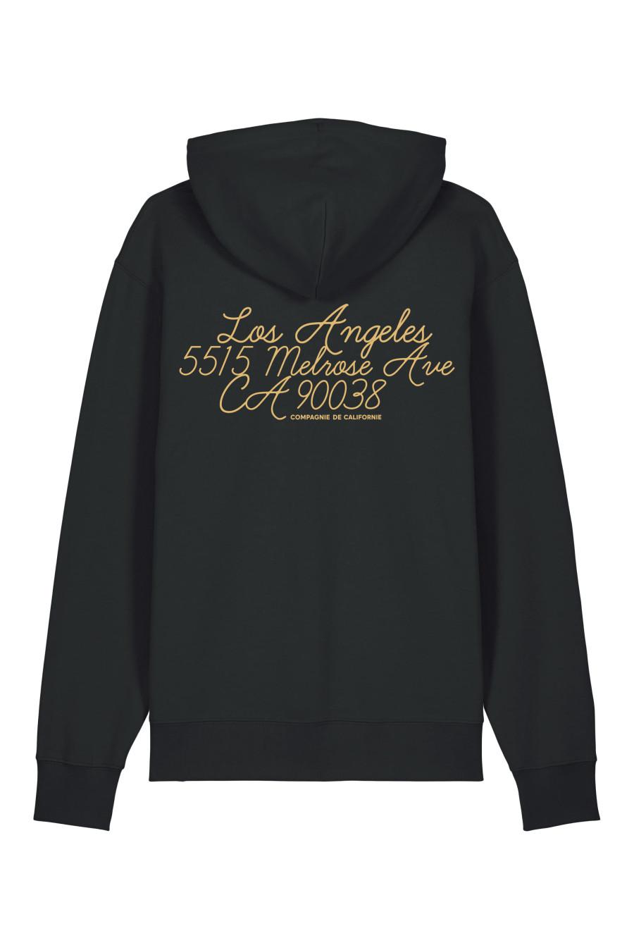 compagnie de californie AW25 KIDS SWEAT A ENFILER MELROSE NOIR