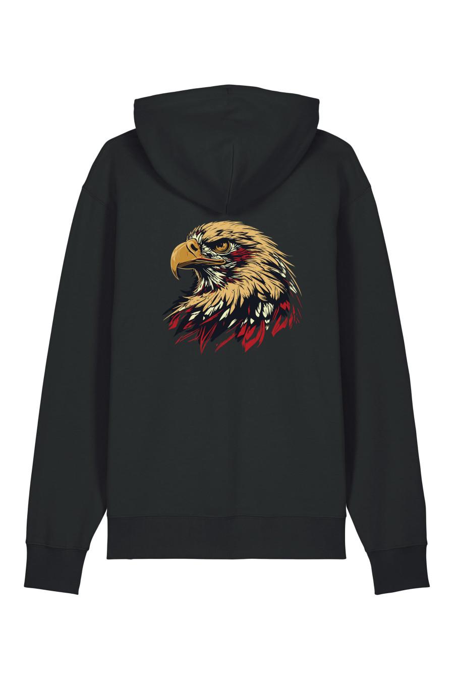 compagnie de californie AW25 SWEAT A ENFILER EAGLE NOIR