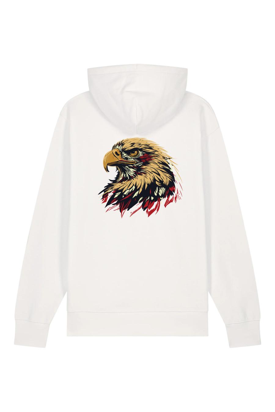 compagnie de californie AW25 SWEAT A ENFILER EAGLE OFF WHITE