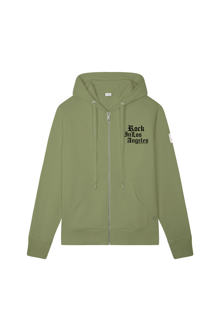 Compagnie De Californie AW25 SWEAT ZIP AVEC CAPUCHE ZIPROCK KAKI